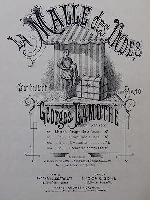 Lamothe Georges La Malle Des Indes Magie Piano Ca By Lamothe