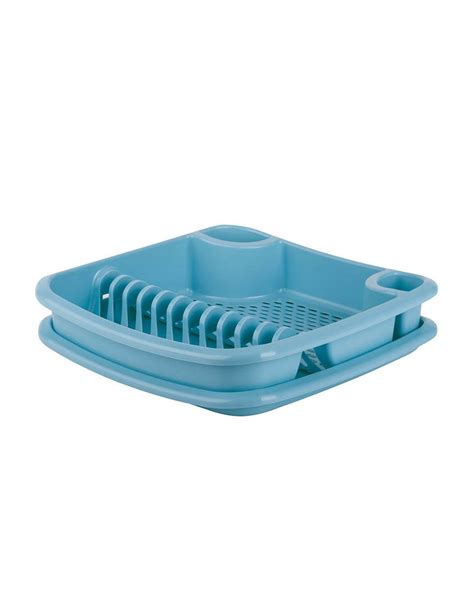 Dish Drainer With Tray Blue