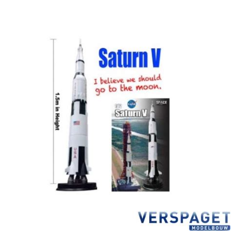 Dragon Saturn V With Skylab Painted Model 50388