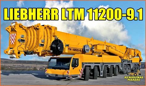 Кран Liebherr LTM 11200 грузоподъемность 1200 тонн технические ...