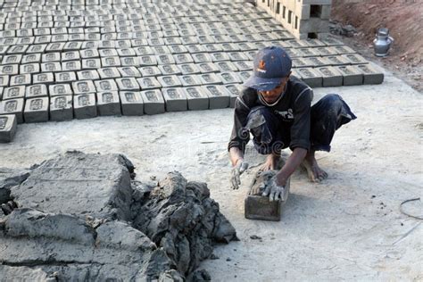 Brick Kilnbrick Making Process A Burning Traditional Indian Clove