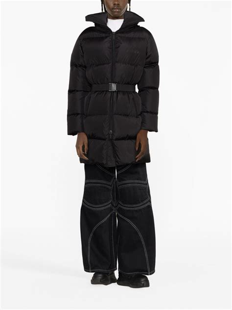 Dsquared2 logo-print Belted Quilted Jacket - Farfetch