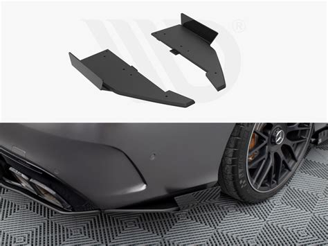 Street Pro Rear Side Splitters Flaps Mercedes Amg C63 Sedan Estate W205 Facelift Maxton