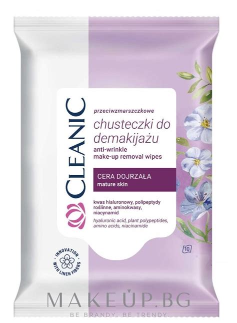 Кърпички за премахване на грим за зряла кожа - Cleanic | Makeup.bg