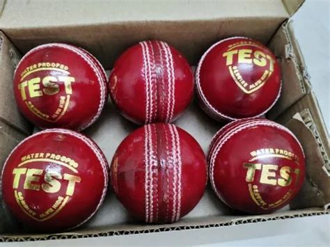 Red Leather Cricket Balls 4 Piece Size Full At Rs 220 In Meerut Id