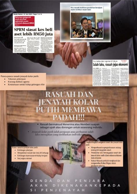 Poster Isu Rasuah Dan Jenayah Kolar Putih