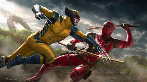 1920x1080 Resolution Deadpool & Wolverine Digital Poster 1080P Laptop ...