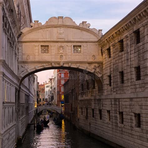 Ponte Dos Suspiros Dei Sospiri De Ponte Veneza Foto De Stock