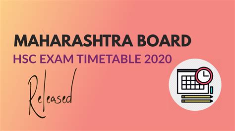 Maharashtra Board Hsc Exam Timetable Boardexamtips