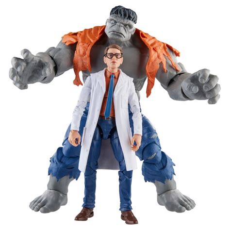 Marvel Legends Series Gray Hulk And Dr Bruce Banner 6 Action