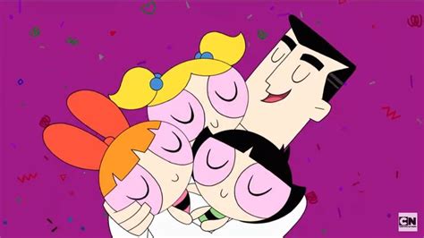 The Powerpuff Girls Hugging