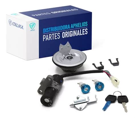 Kit Cerraduras Completo Italika Original 125 Fl Gps Pl 125z Envío gratis