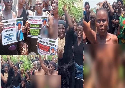 Nasarawa Women Protests N3ked Sampidia Absolutely Lowest