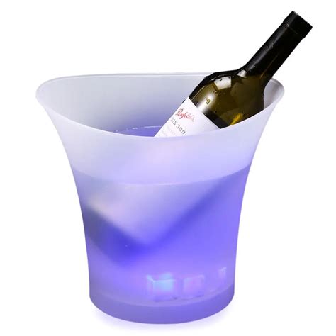 Ice Bucket L Colorful Plastic Led Ice Bucket Color Changing Bars