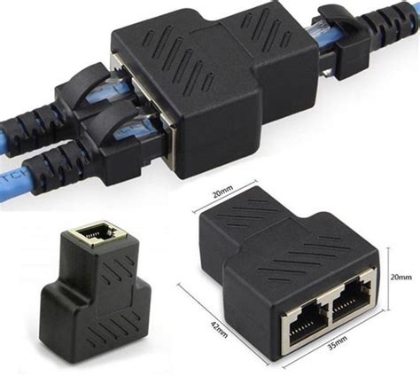 Svh Company Rj Splitter Naar Netwerk Adapter Lan Connector