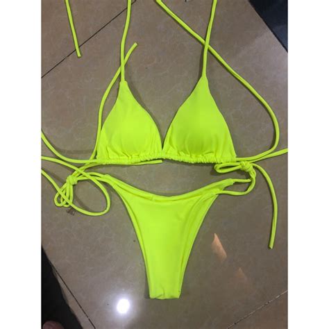 Bikini Đồ Bơi 2 mảnh ship lọt khe bassi truyền thống dễ mặc có sẵn video hình thật Shopee