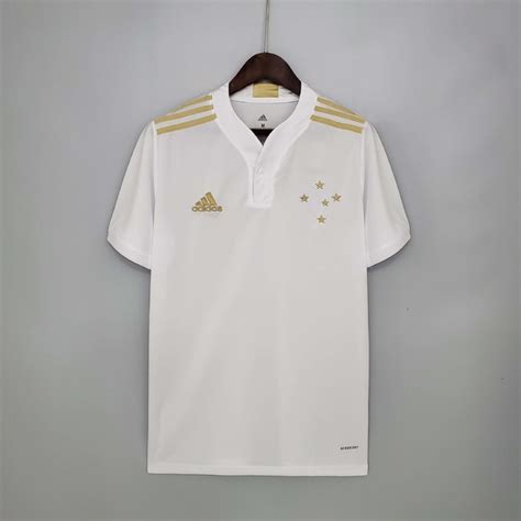 Camisa Cruzeiro Branca E Dourada
