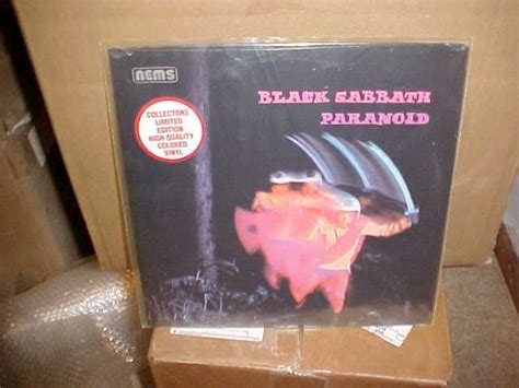 Black Sabbath Paranoid Lp Limited Edition Colored Vinyl Nems Sealed