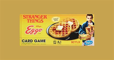 Stranger Things Eggo Card Game Board Game Boardgamegeek