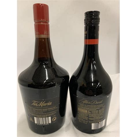 Two Bottles 1l Tia Maria And 70cl After Dark Coffee Liqueur