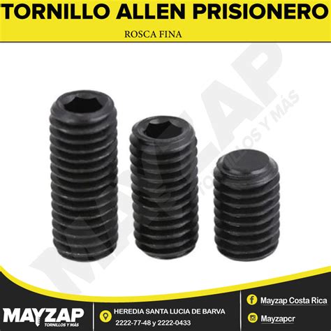 TORNILLO ALLEN PRISIONERO RF Archives Mayzap Tornillos Y Herramientas