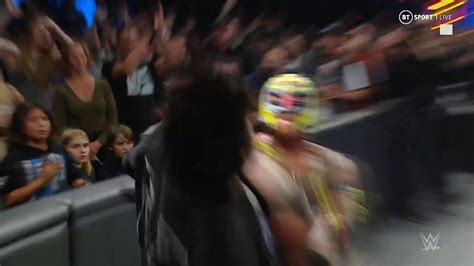 REY MYSTERIO HITS DOMINIK AFTER HE BERATES HIS MOM WWE Smackdown