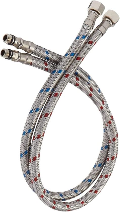 Wovier Water Supply Hoses Faucet Connector Vessel Sink Faucet Braided