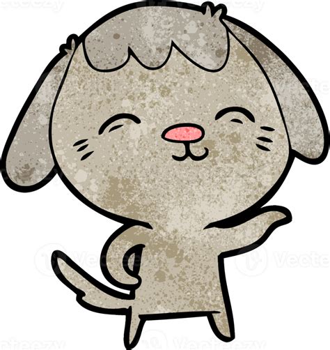 Happy Cartoon Dog 40075089 Png