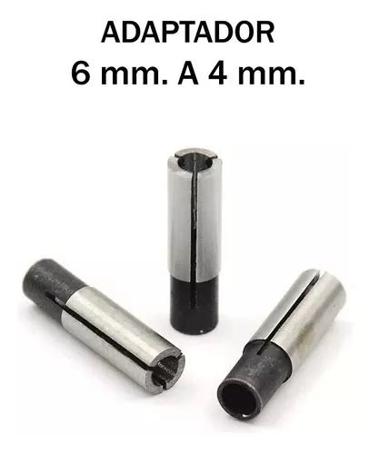 Adaptador Reductor Collet 6mm A 1 8 3 175mm Router Cnc Envío gratis