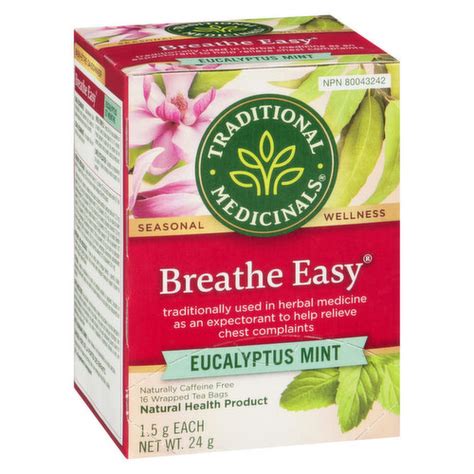 Traditional Medicinals Breathe Easy Tea Save On Foods