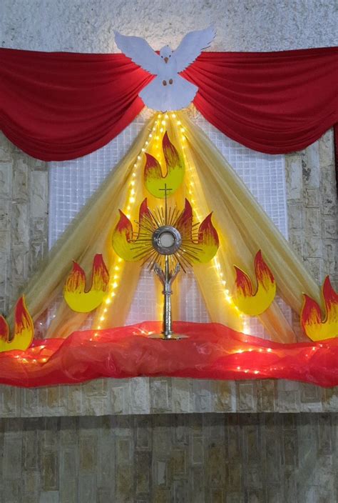 Pentecostes Church Altar Decorations Advent Church Decorations