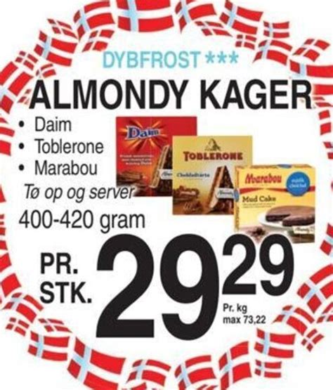 ALMONDY KAGER Tilbud Hos ABC Lavpris