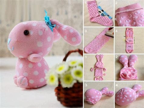 DIY Projects For Home: Make Sock Bunny Craft