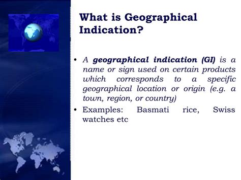 Ppt Geographical Indications Powerpoint Presentation Free Download