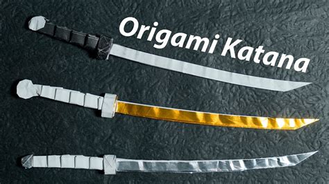 Origami Paper Katana: A New Way to Sharpen Your Imagination – easy ...