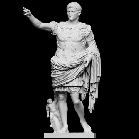 D Printable Augustus Of Prima Porta By Smk Statens Museum For Kunst