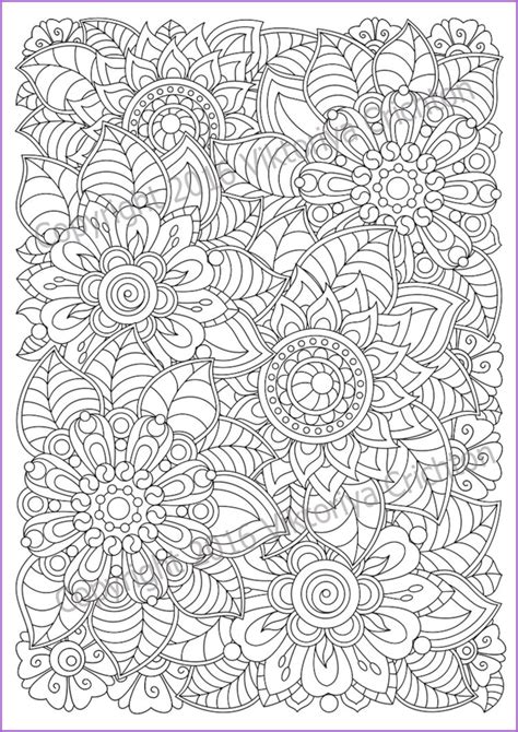 Zentangle Coloring Pages Adult