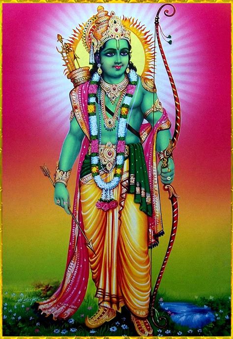 Vishnu Art — Shri Ramachandra ॐ Artist Yogendra Rastogi Shree Ram