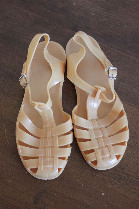 Jelly Sandals 90s Sandals Womens Size 65 7 Size 37