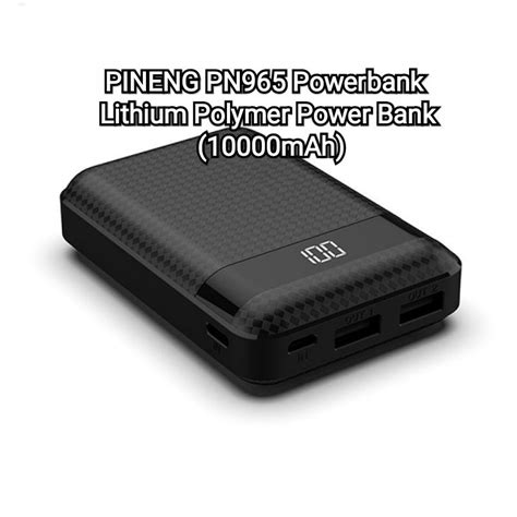 Pineng Pn Powerbank Lithium Polymer Power Bank Mah Shopee