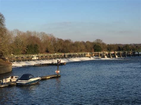 Teddington Lock On The River Thames