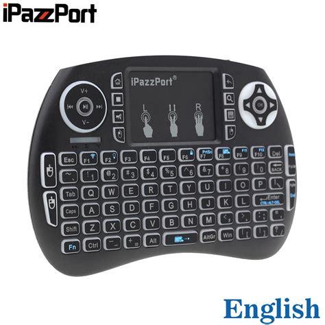 IPazzPort KP 810 21s RGB Backlit 2 4GHz Mini Wireless Keyboard Air