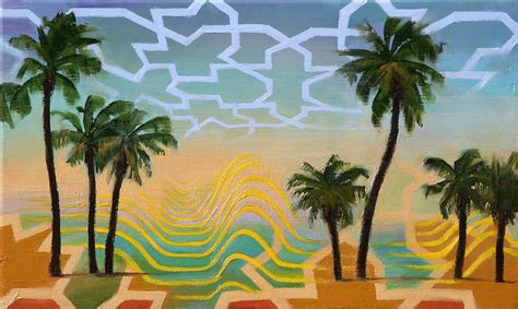 Oasis Painting By Dave Datsuzoku Fine Art America