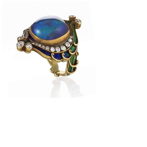 Marcus And Co Black Opal Ring For Sale At 1stDibs Black Opal Co