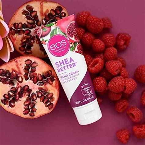 Eos Shea Better Hand Cream Pomegranate Raspberry Natural Butter Lotion 2 5oz Ebay