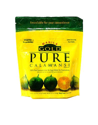 Manila Gold Pure Calamansi In Packets Cee