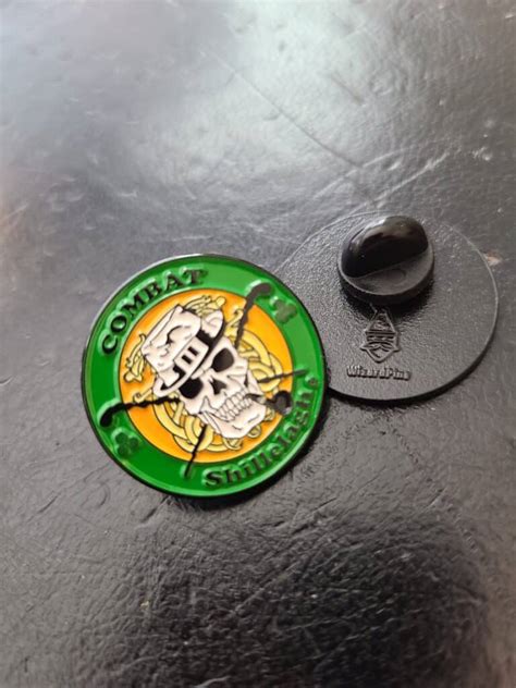 Combat Shillelagh Logo Pin Combat Shillelagh