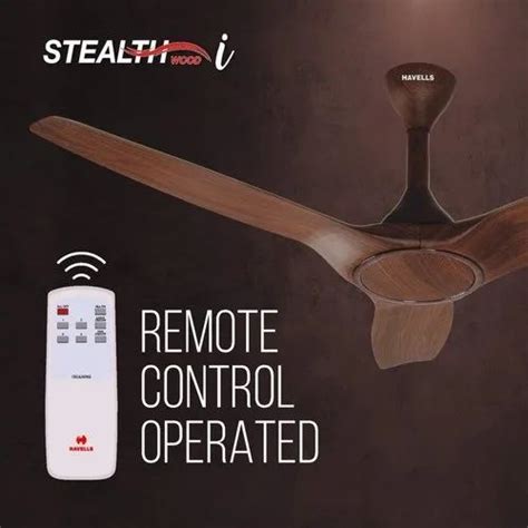 Havells Stealth Wood Mm Walnut Cola Chr Ceiling Fan At