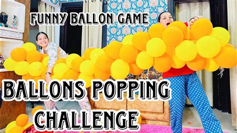 Ballons Popping Challenge Funny Games Challenge Challenge Game