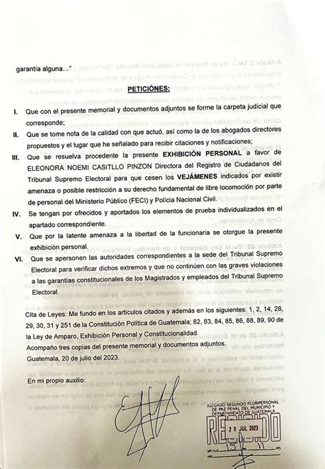 Manfredo Marroquín on Twitter URGENTE Director jurídico de Acción